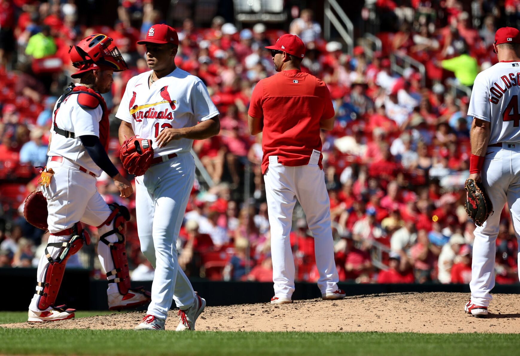 Waino and Yadi make history but Nationals beat Cardinals 11-6